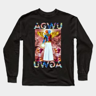 Igbo / African Spirituality : AGWU By Sirius Ugo Art Long Sleeve T-Shirt